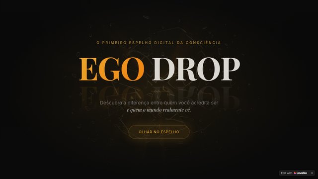 Capa de EGO DROP