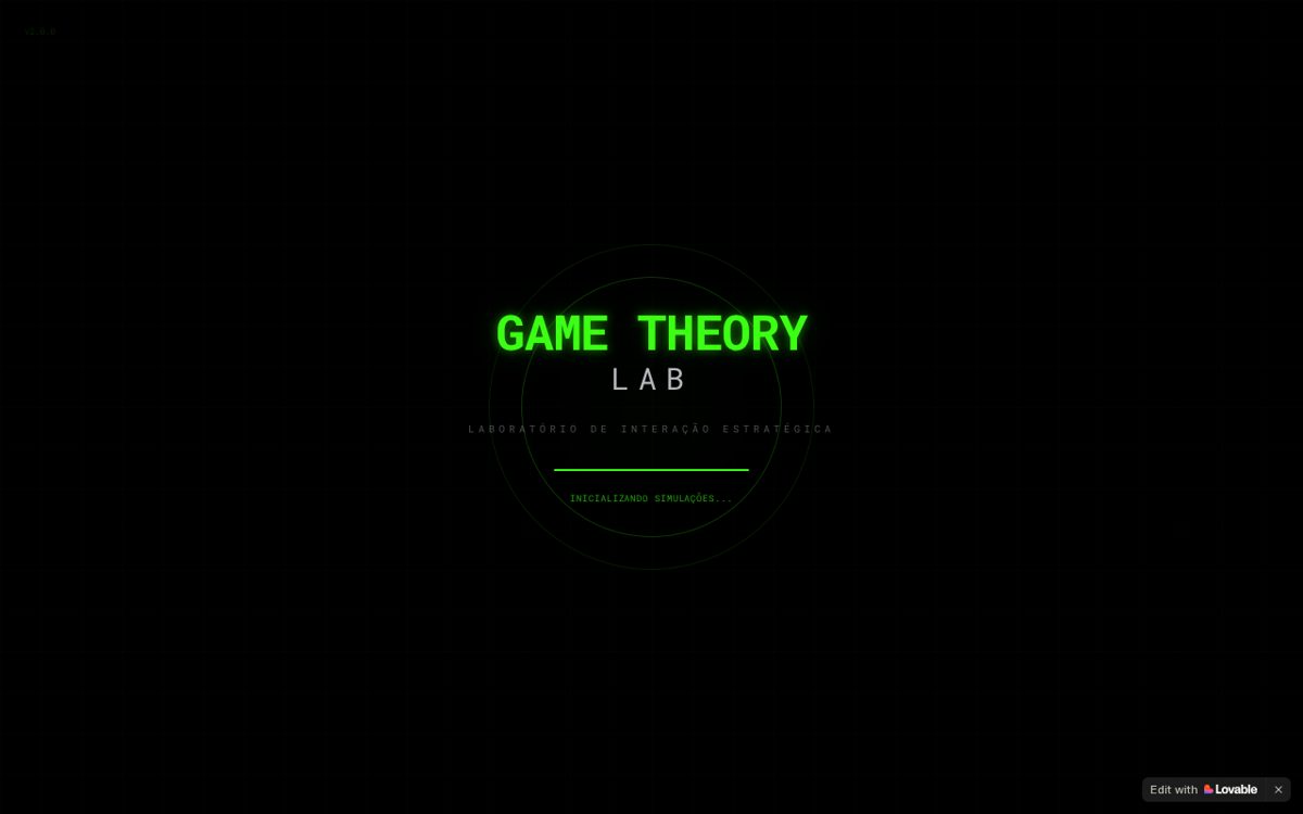 Capa de Teoria dos Jogos