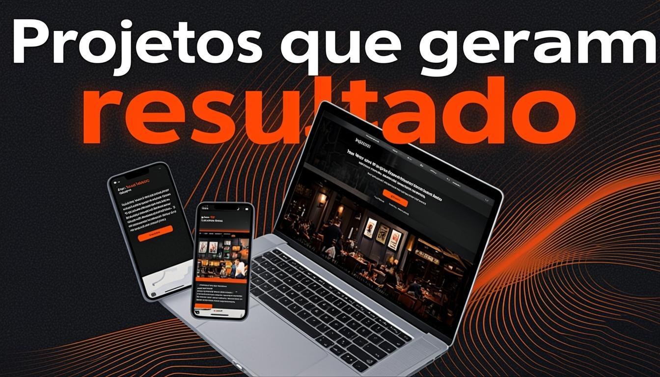 Projetos que geram resultado — sites entregues para salão de beleza, restaurante e outros negócios