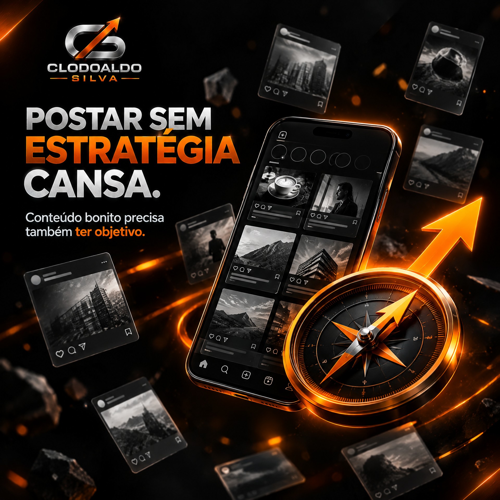 Postar sem estratégia cansa — conteúdo bonito precisa também ter objetivo